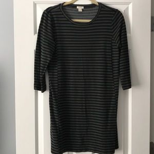 Jcrew casual striped tunic